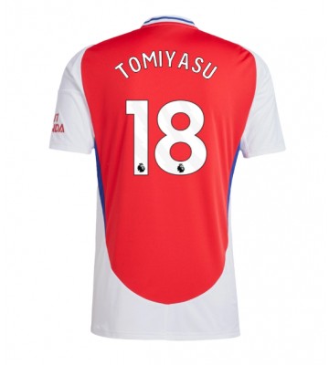 Arsenal Takehiro Tomiyasu #18 Hjemmebanetrøje 2024-25 Kort ærmer